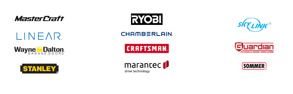 garage door opener manufacturers we service