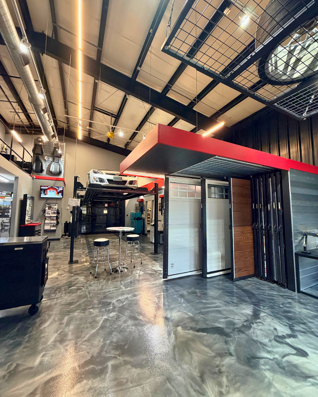 garage door showroom